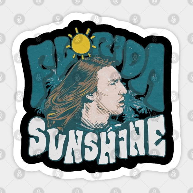 Trevor Lawrence Florida Sunshine Sticker by Chunta_Design